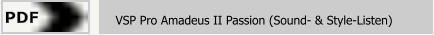 VSP Pro Amadeus II Passion (Sound- & Style-Listen)   PDF