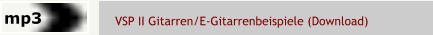 VSP II Gitarren/E-Gitarrenbeispiele (Download)   mp3