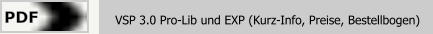 VSP 3.0 Pro-Lib und EXP (Kurz-Info, Preise, Bestellbogen)   PDF